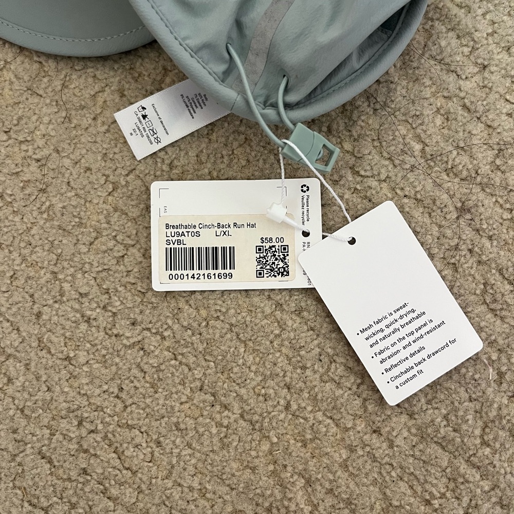 lululemon athletica light blue performance visor - Picture 4 of 4